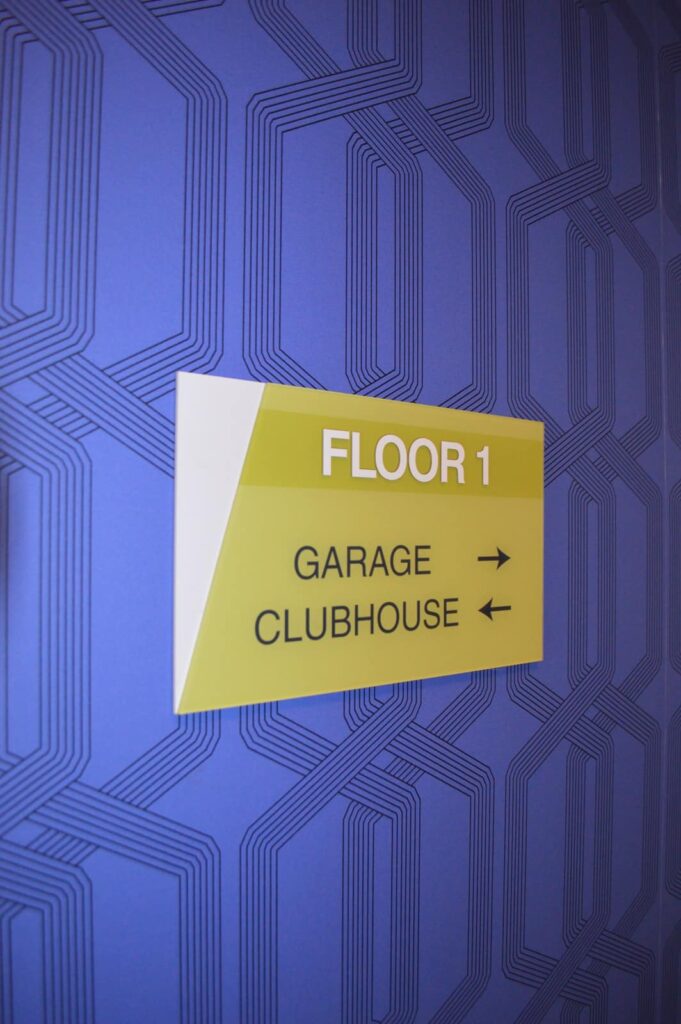 Novacryl PT Series - Westend Floor Directional signage