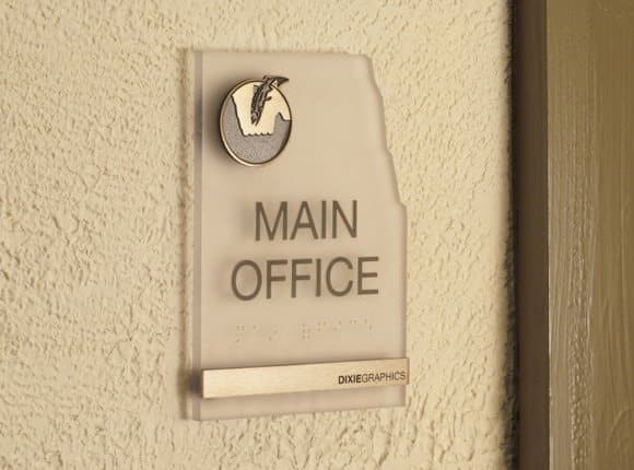 Novacryl PT 119 Main Office sign
