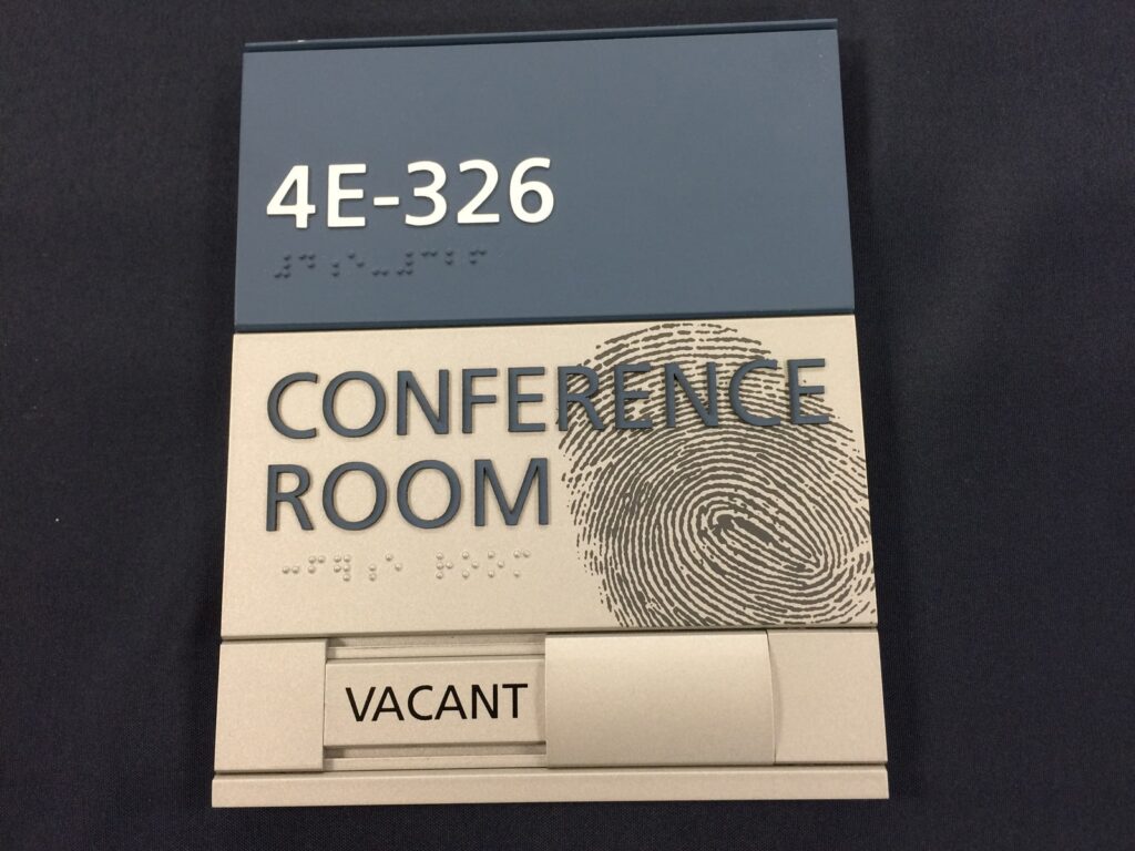 Novacryl PT 020 conference room sign