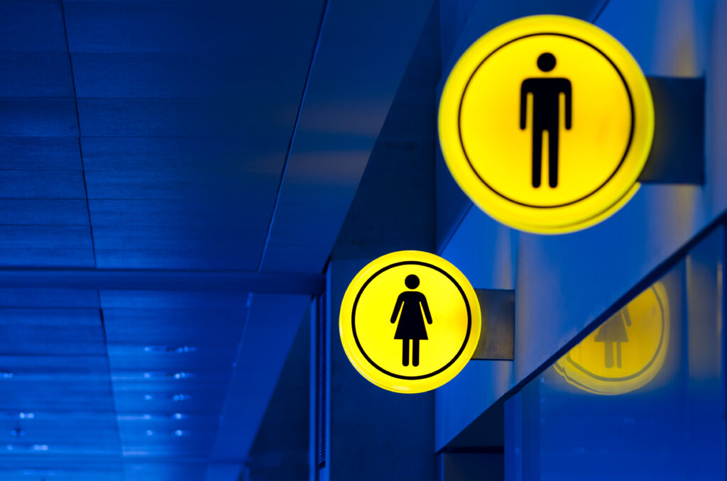 ADA sign specs can include mounting height, braille elements, and color contrast.