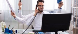 Business owner is able to multitask with the Orbital-X Processor.