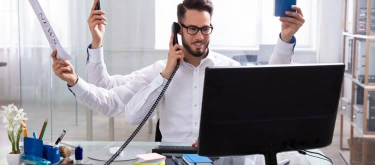 Business owner is able to multitask with the Orbital-X Processor.