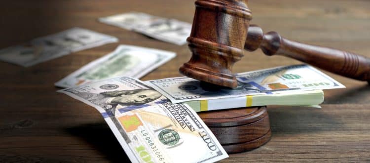 A graphic illustrating the potential penalties for ADA violation fines.