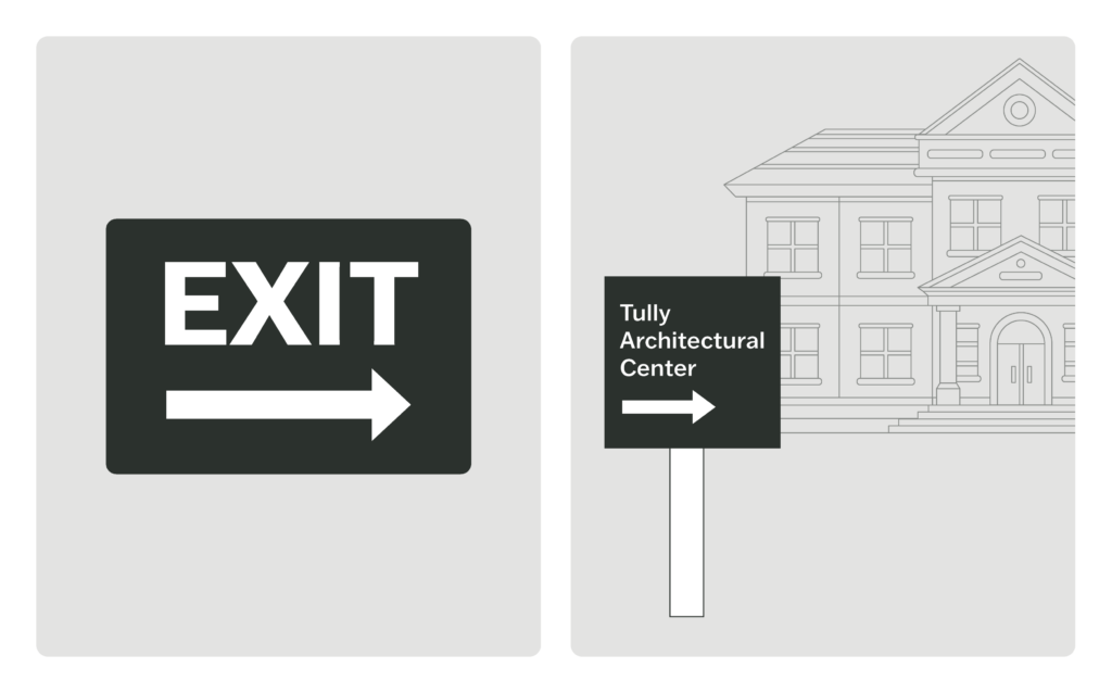 Visual Requirements - Directional and informational signs